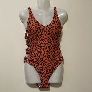 Cheetah Print One Piece